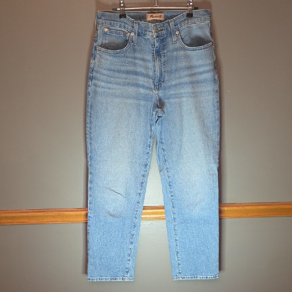 Madewell Cropped Jeans in Classic Blue